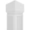 Ekena Millwork Craftsman Classic Square Non-Tapered Arts & Crafts Fretwork Column w/ Mission Capital & Mission Base CC1210ENACDMIMI - alternate 2